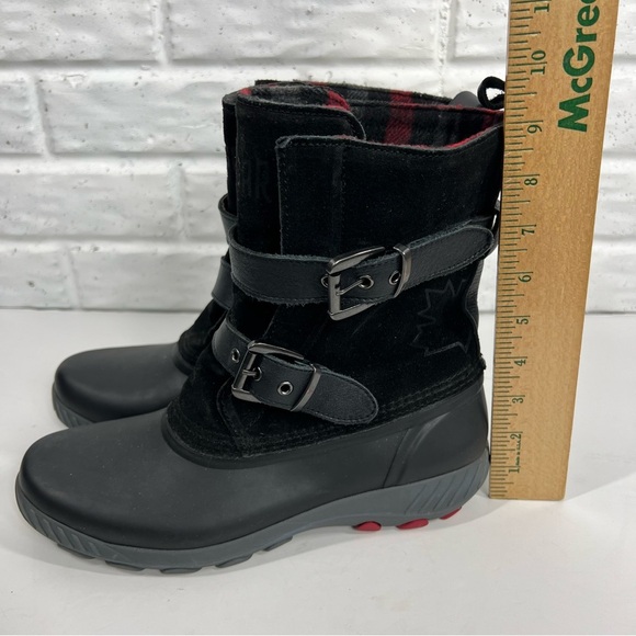 COUGAR Women's Maple Creek Waterproof Black Suede Duck Boots Size 9 - Picture 11 of 11